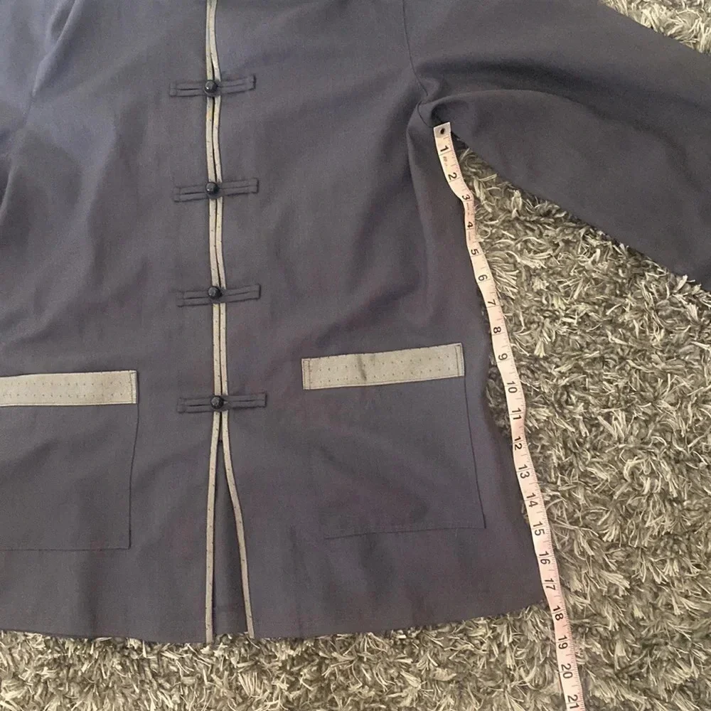 Shanghai Story Long Sleeve Linen Traditional Jacket Shirt - Picture 4 of 12